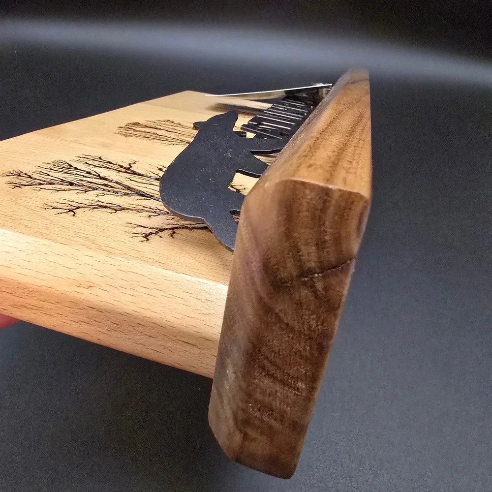 Den-O-Way Woodcrafting Gatlinburg Lichtenberg Wood Art Bear Smoky Mountains TN
